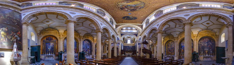 Panoramica della Cattedrale di Gallipoli